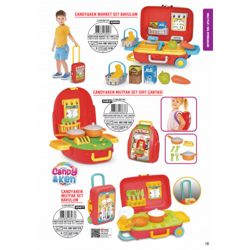 Candy&Ken Mutfak Set Sırt Çantası