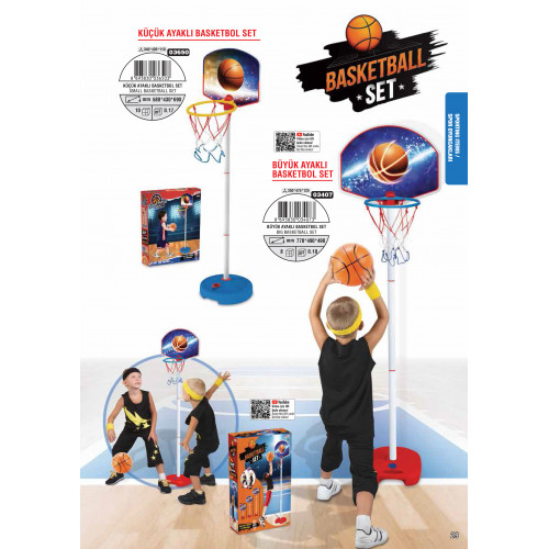 BÜYÜK AYAKLI BASKETBOL SETİ 