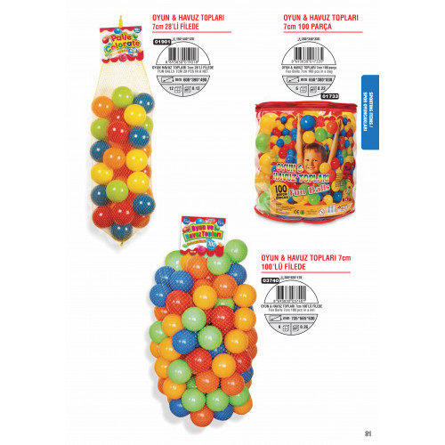 OYUN VE HAVUZ TOPLARI 