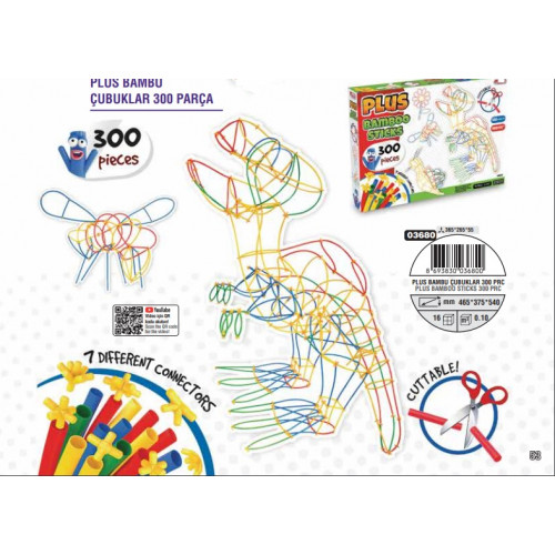 PLUS BAMBU  ÇUBUKLAR 300 PARÇA